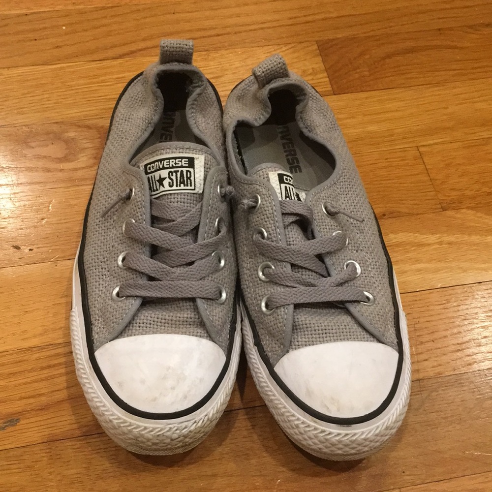 Gray Slip on Converse